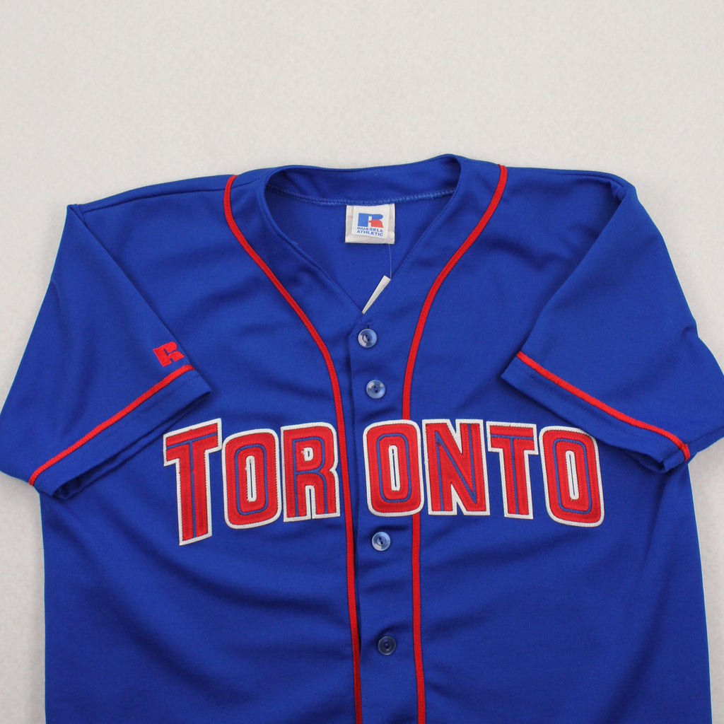 Vintage Russell Toronto Blue Jays Baseball Jersey Youth L