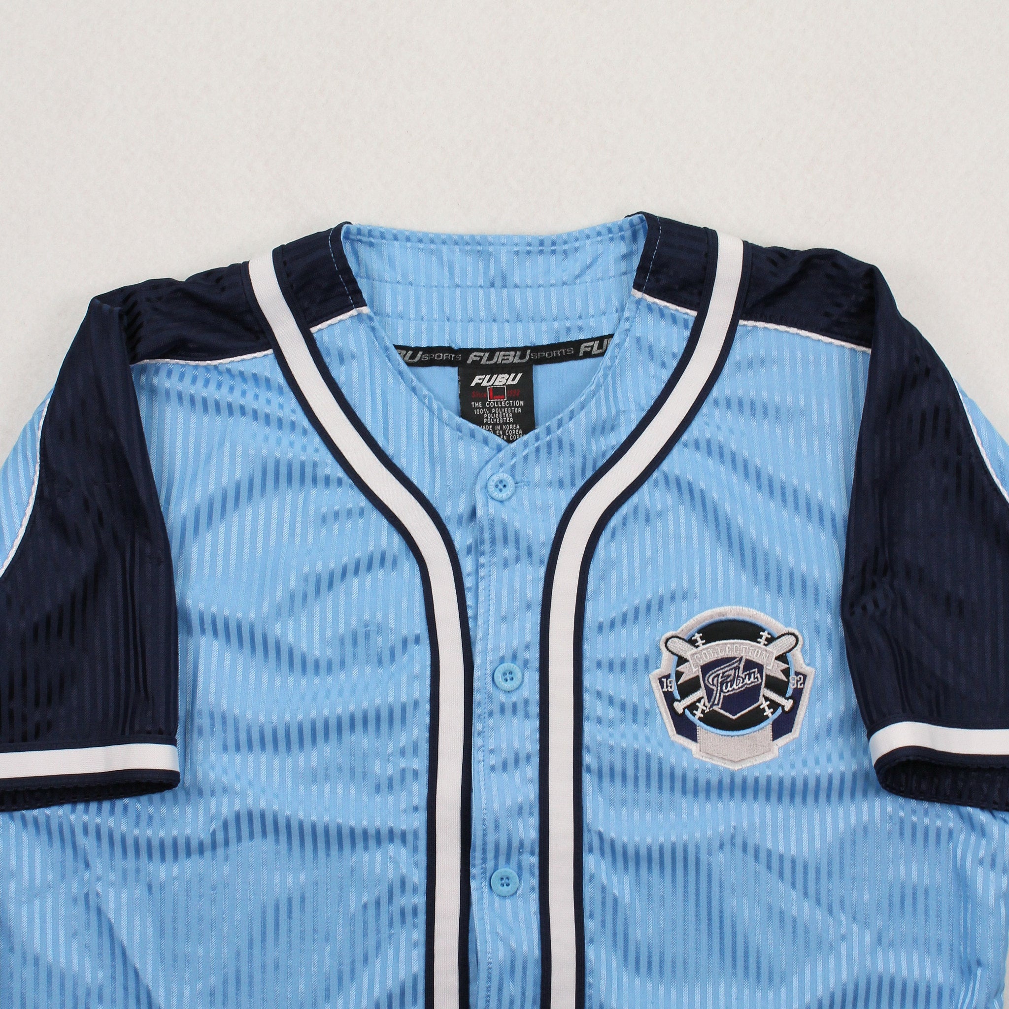 Y2K Fubu Sport Baseball Jersey Youth L
