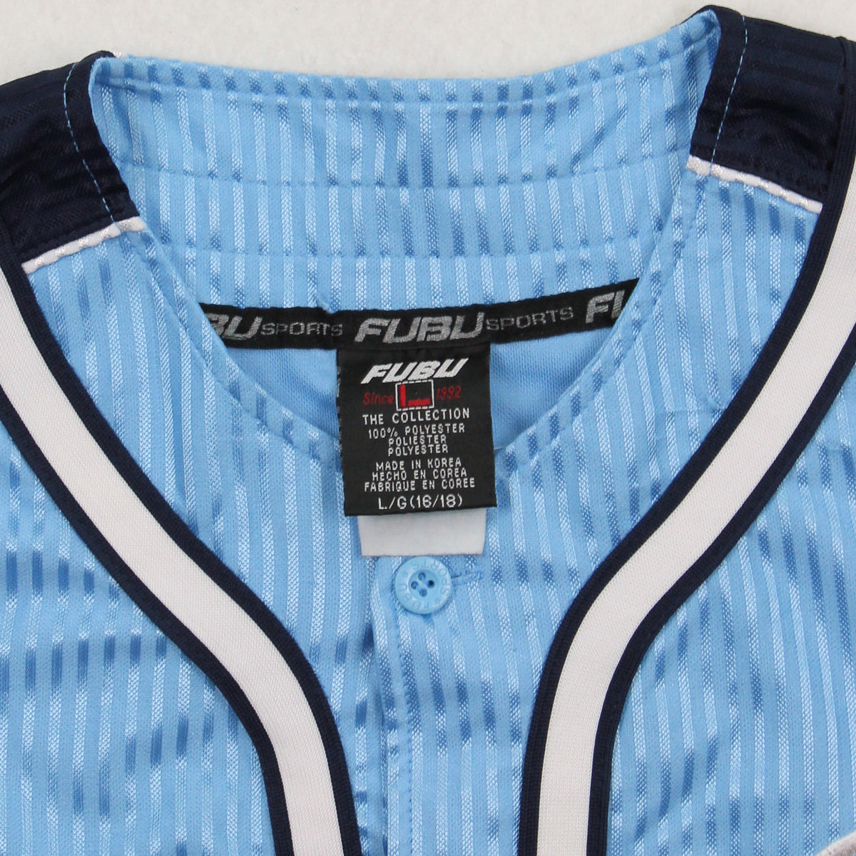 Y2K Fubu Sport Baseball Jersey Youth L