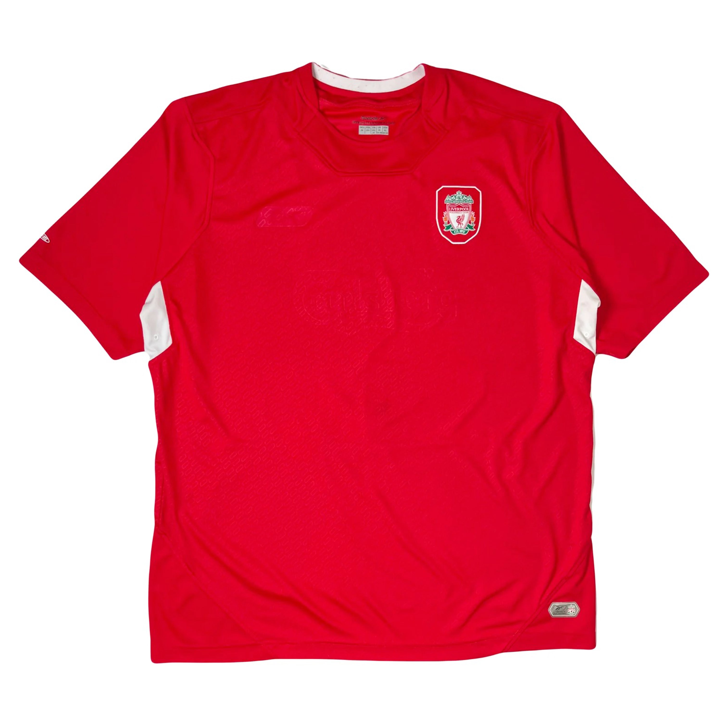 2005-06 Reebok Liverpool Home Kit XXL