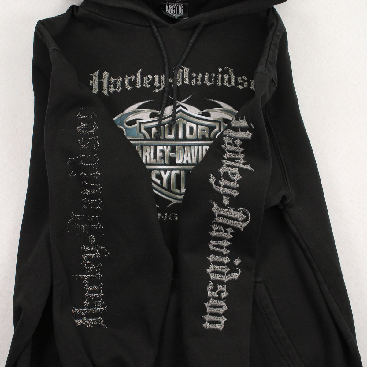 Vintage Harley Davidson A Living Legend Hoodie L