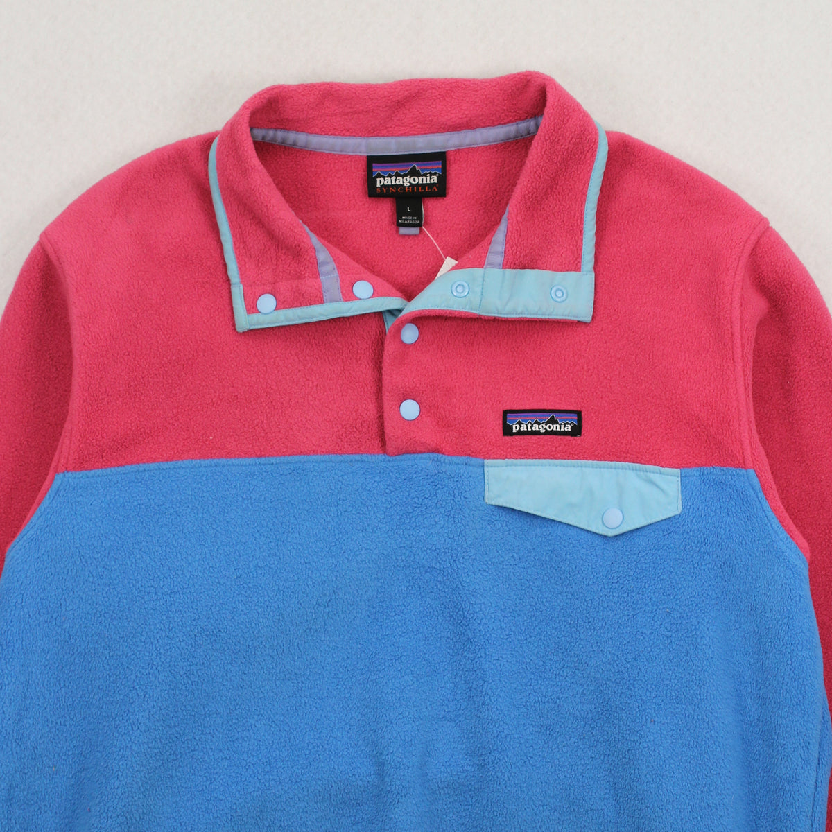 Patagonia Synchilla Two-Tone Snap T Fleece L