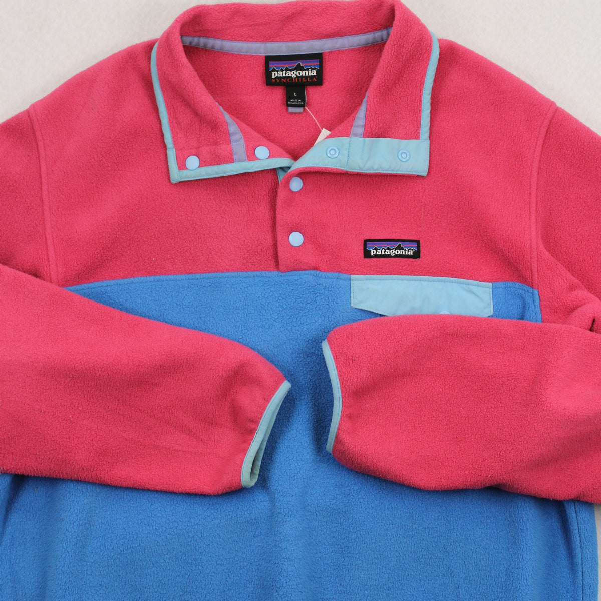 Patagonia Synchilla Two-Tone Snap T Fleece L