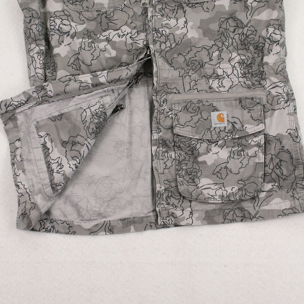 Carhartt Floral Pattern Denim Vest S