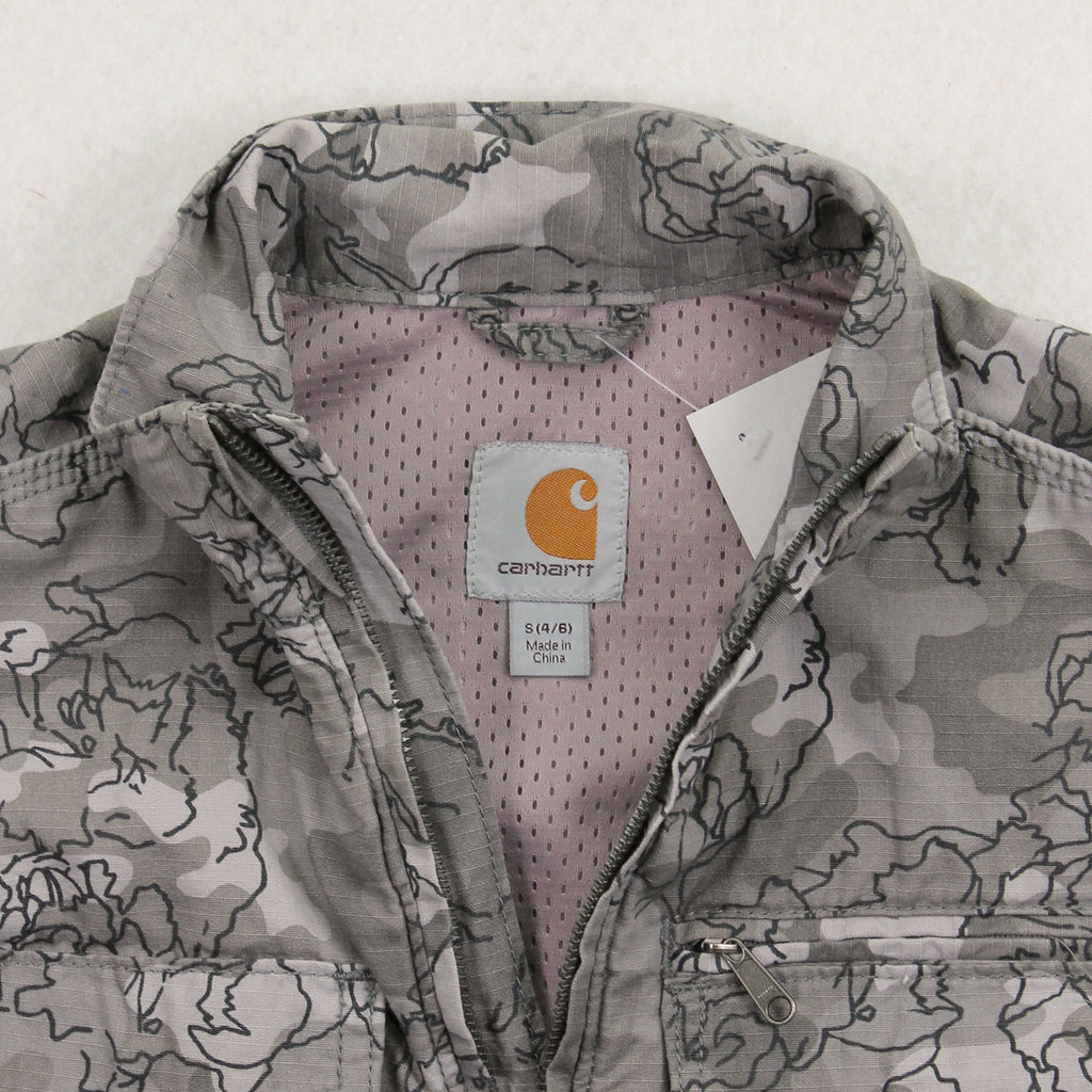 Carhartt Floral Pattern Denim Vest S