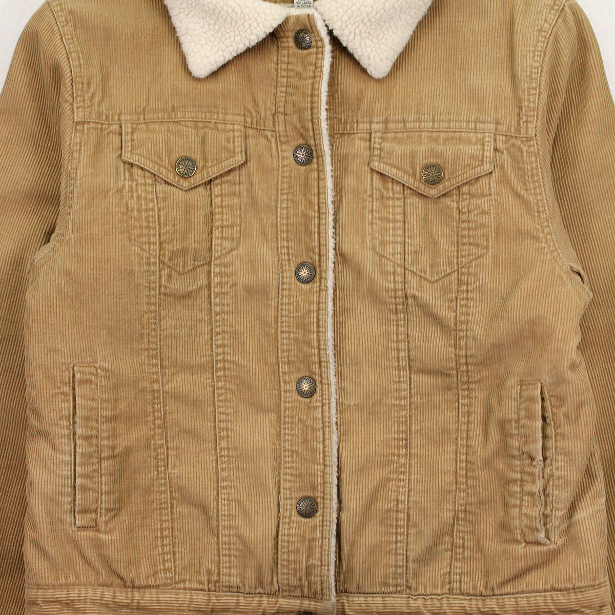 Vintage Marvin Richards Sherpa Lined Corduroy Jacket Women's M