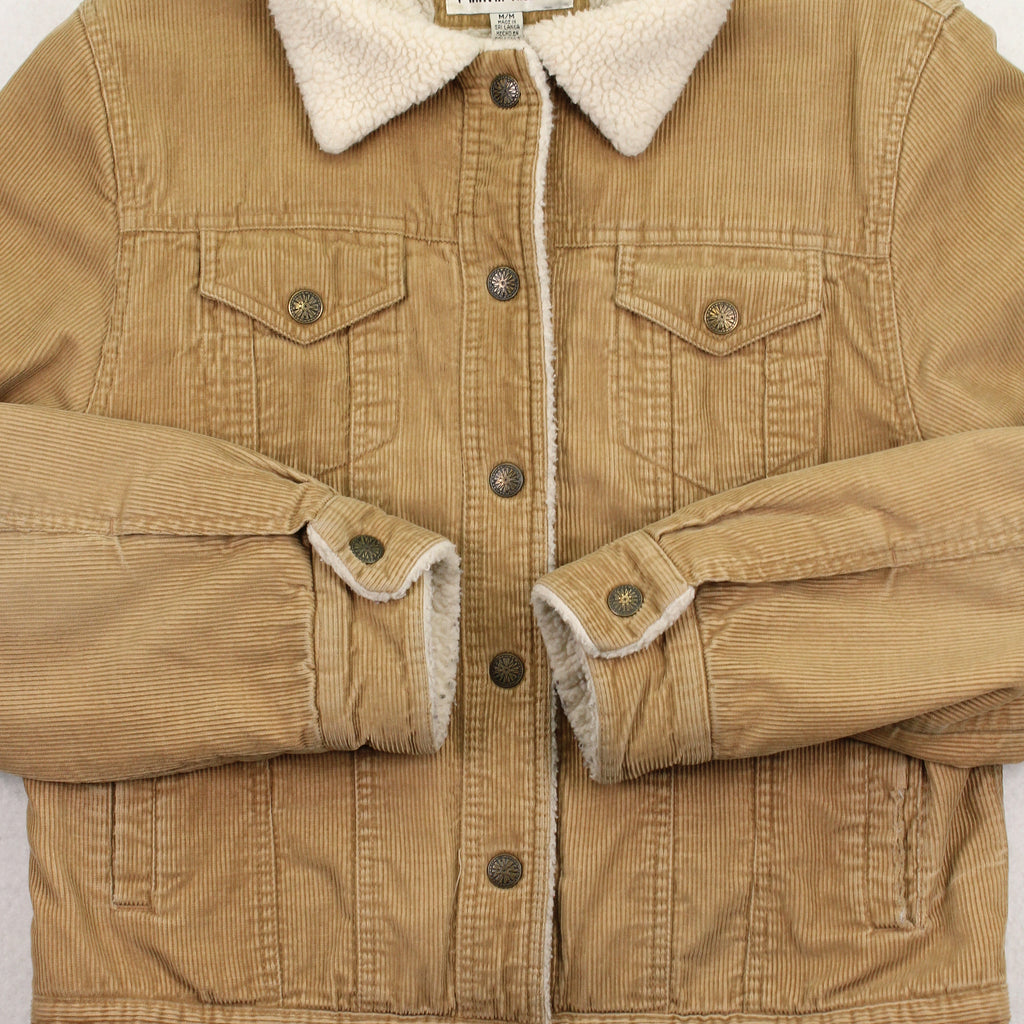 Vintage Marvin Richards Sherpa Lined Corduroy Jacket Women's M