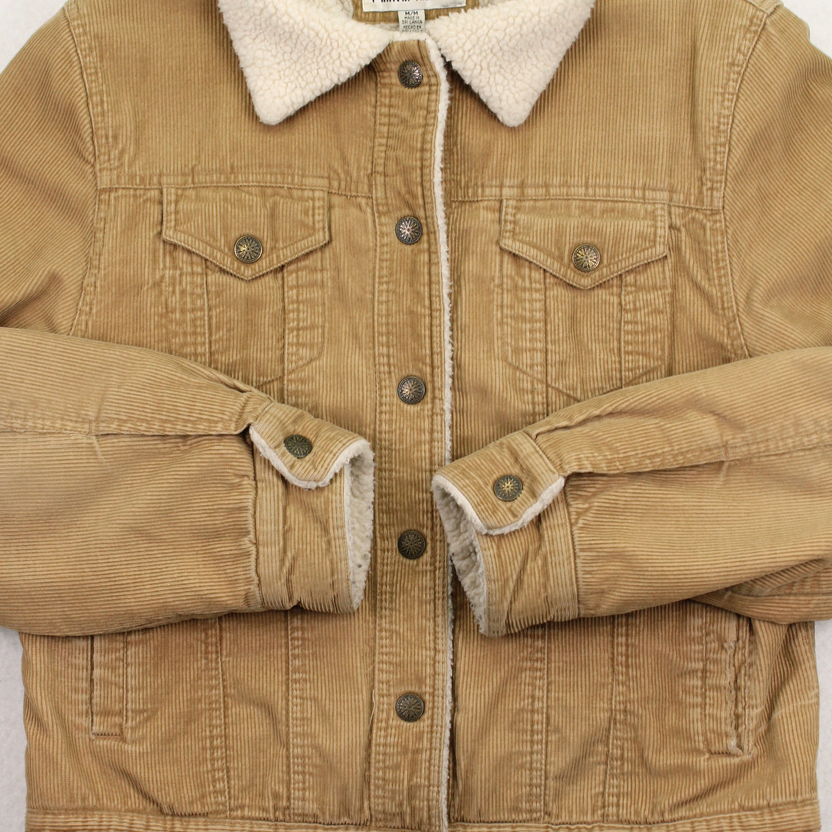 Vintage Marvin Richards Sherpa Lined Corduroy Jacket Women's M