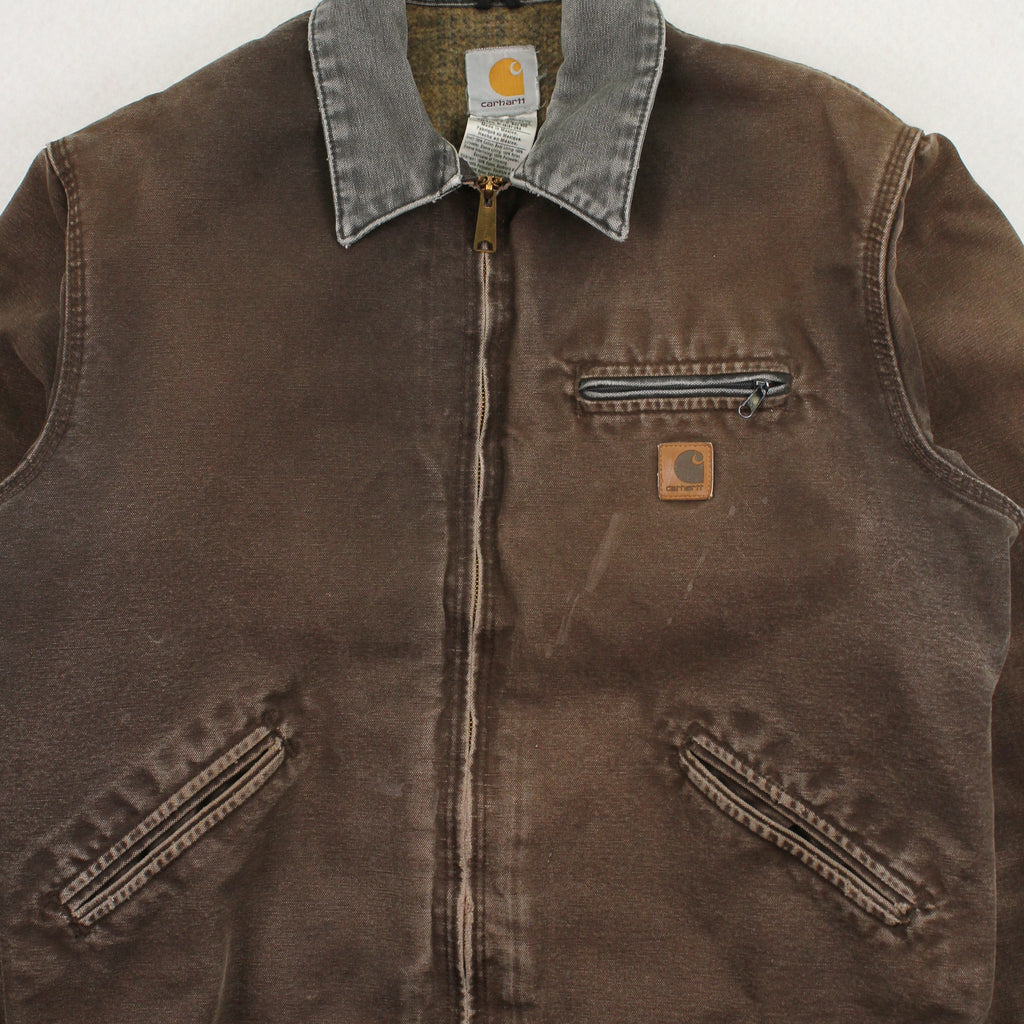 Vintage Carhartt J97 Faded Detroit Jacket L Tall
