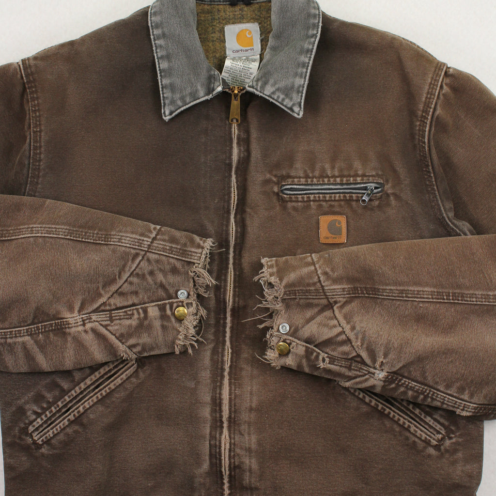 Vintage Carhartt J97 Faded Detroit Jacket L Tall