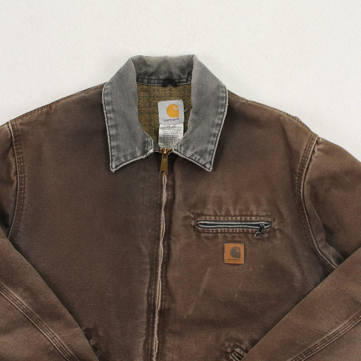 Vintage Carhartt J97 Faded Detroit Jacket L Tall