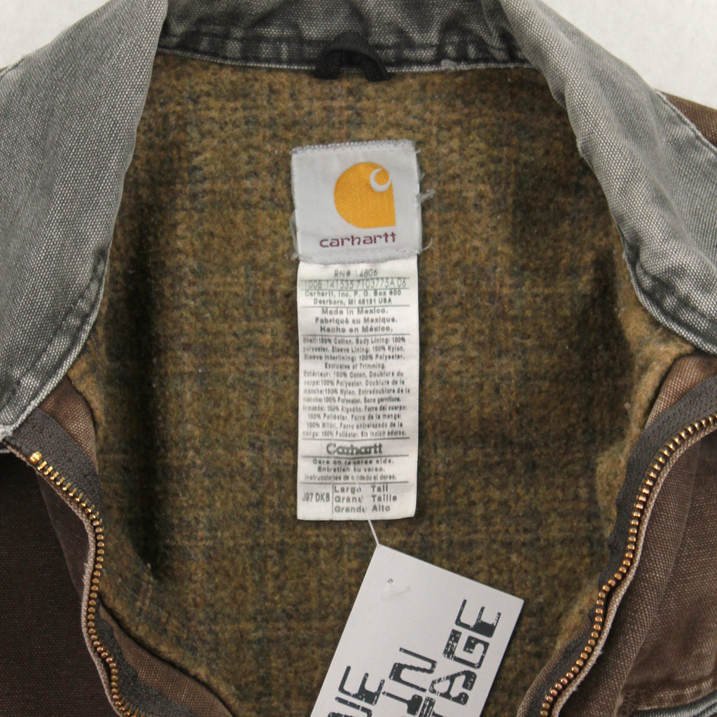 Vintage Carhartt J97 Faded Detroit Jacket L Tall