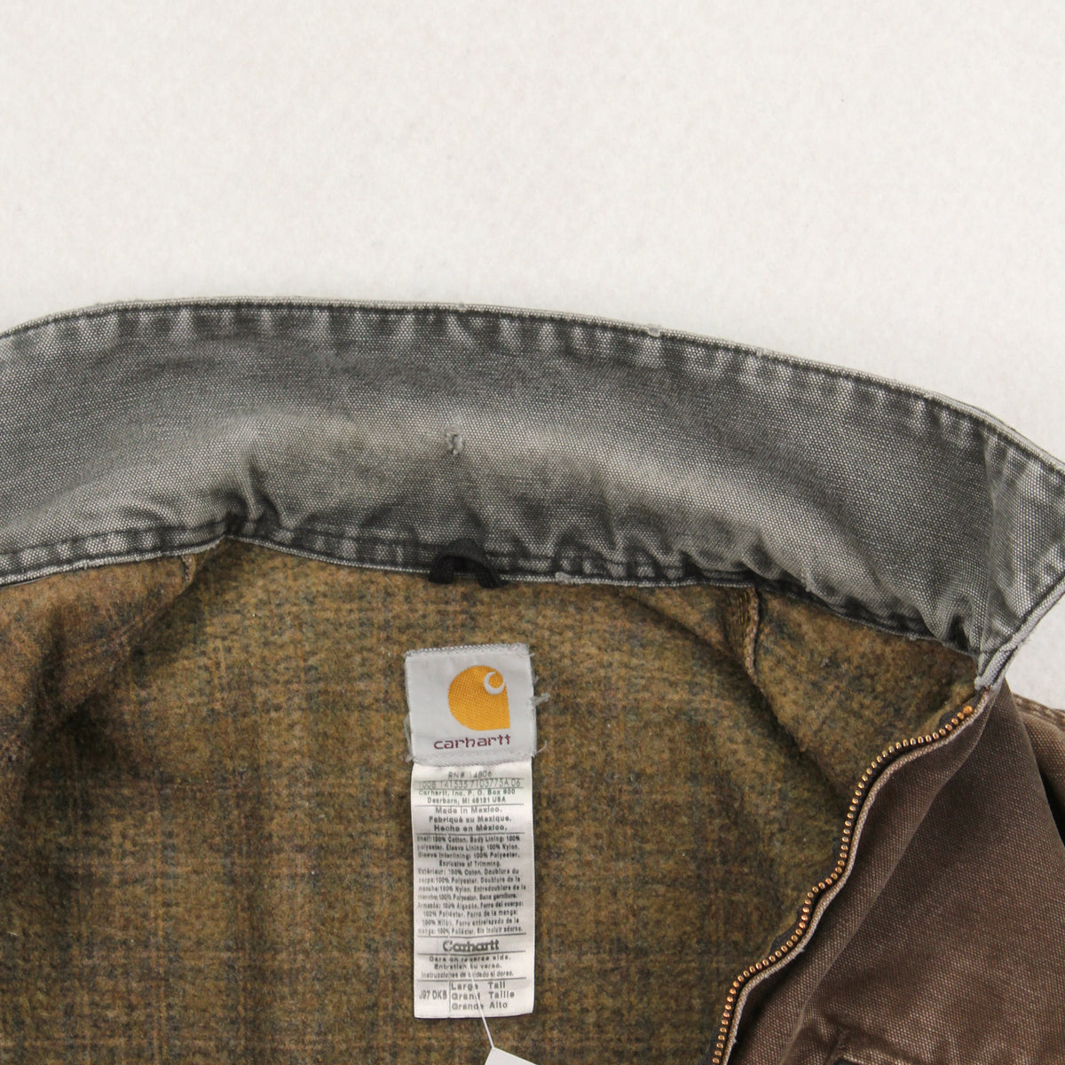 Vintage Carhartt J97 Faded Detroit Jacket L Tall