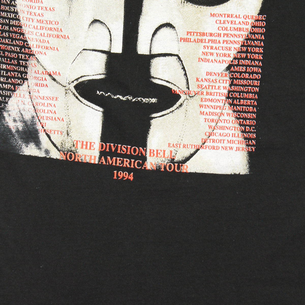 1994 Pink Floyd The Division Bell Tour Tee L