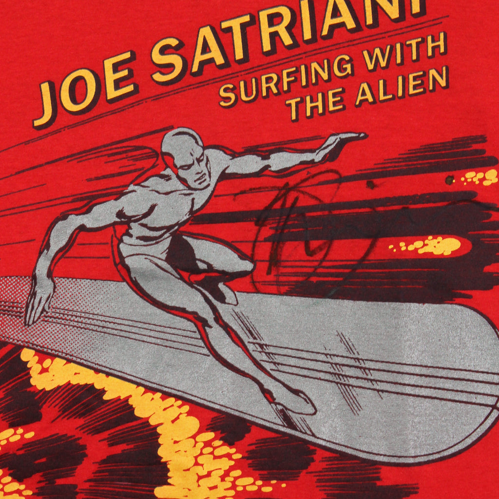 1988 Joe Satriani x Marvel Surfing With The Alien *SIGNED* Tee L