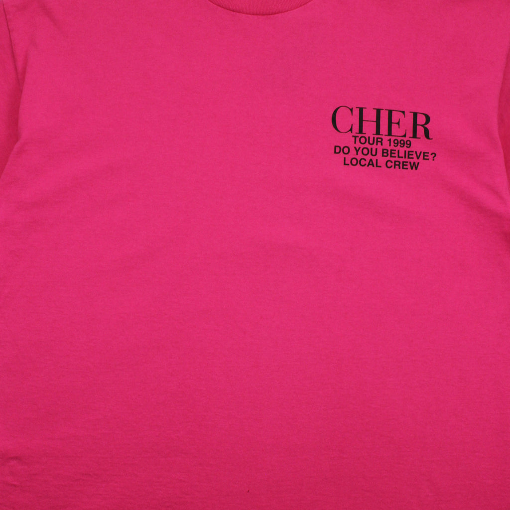 1999 Cher Do You Believe Tour Local Crew Tee XL