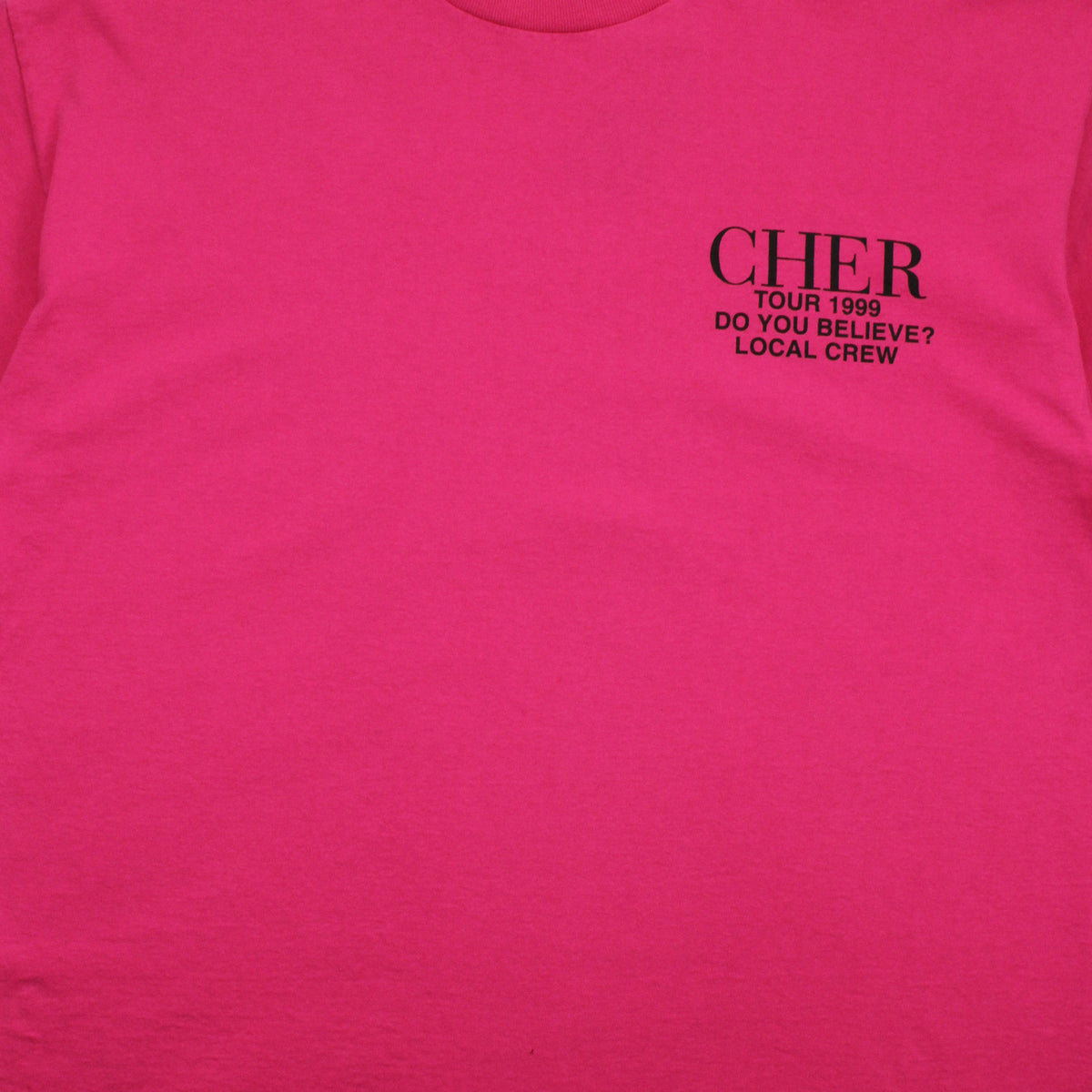 1999 Cher Do You Believe Tour Local Crew Tee XL