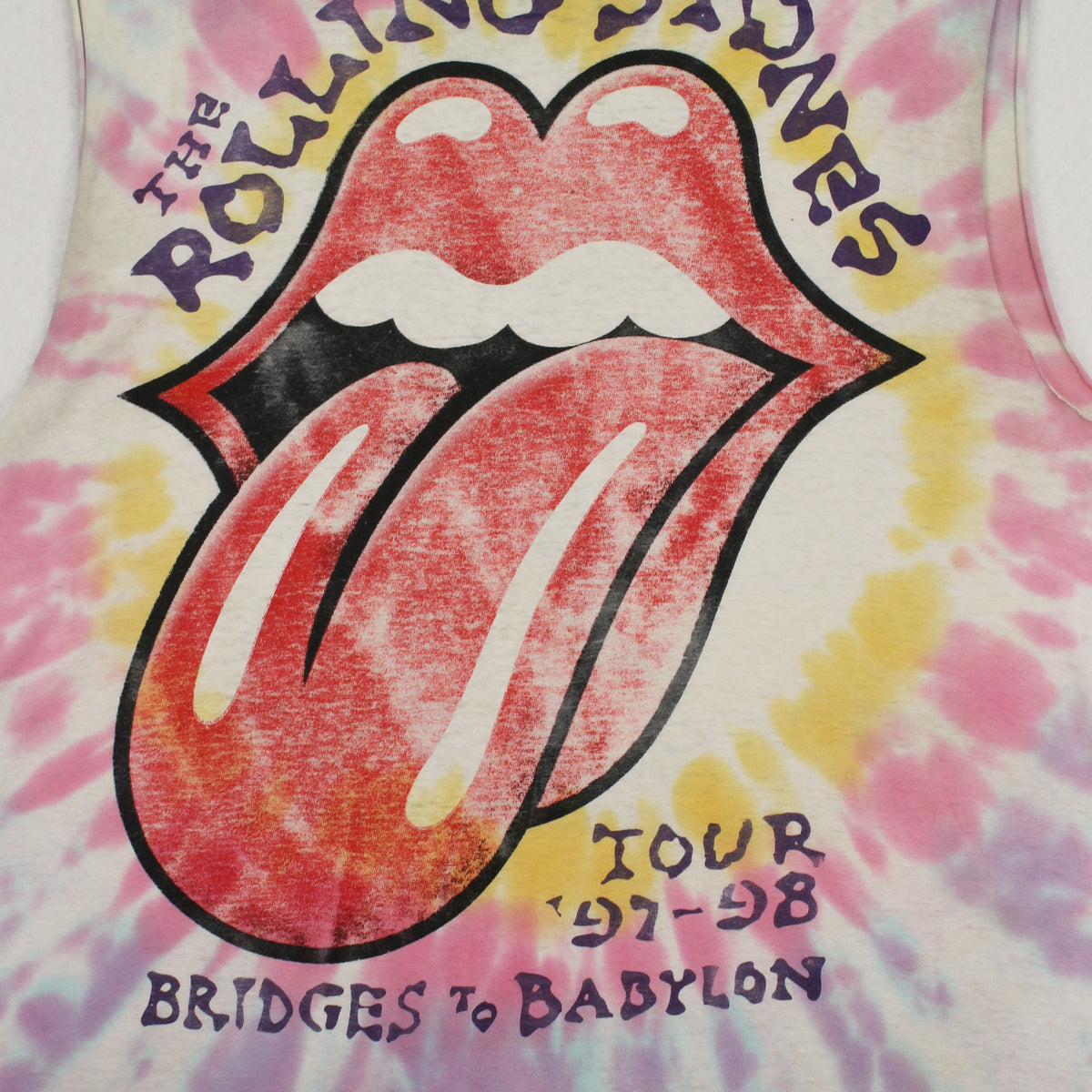 1997-98 Rolling Stones Bridges To Babylon Tour Cutoff Tank XL
