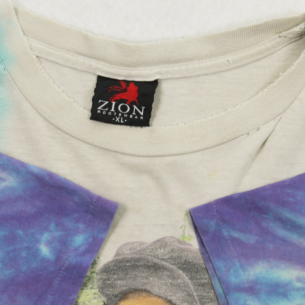 2003 Zion Bob Marley Distressed Tie Dye Tee XL