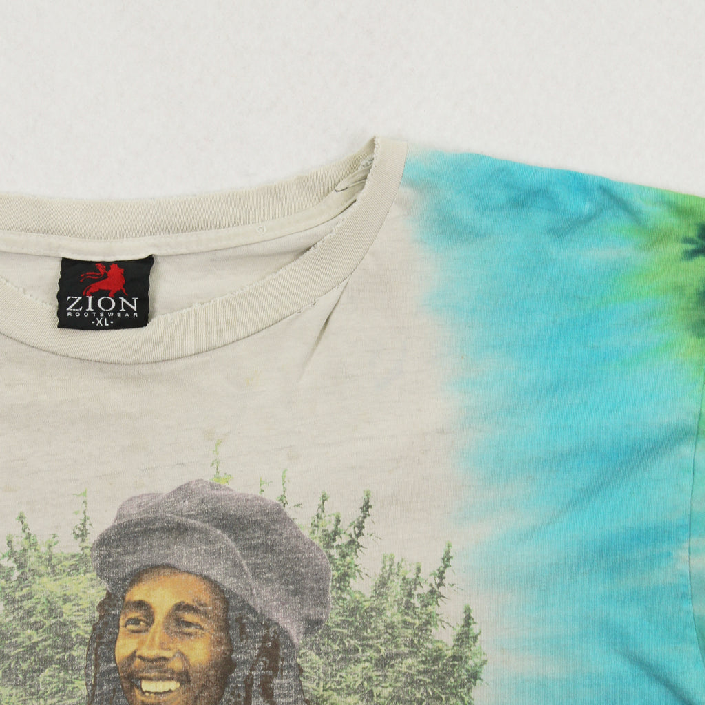 2003 Zion Bob Marley Distressed Tie Dye Tee XL