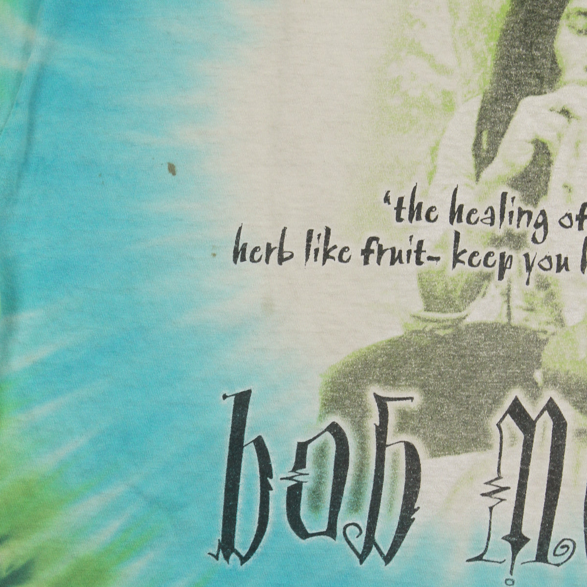 2003 Zion Bob Marley Distressed Tie Dye Tee XL