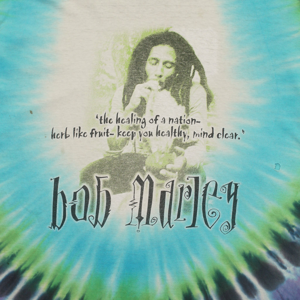 2003 Zion Bob Marley Distressed Tie Dye Tee XL