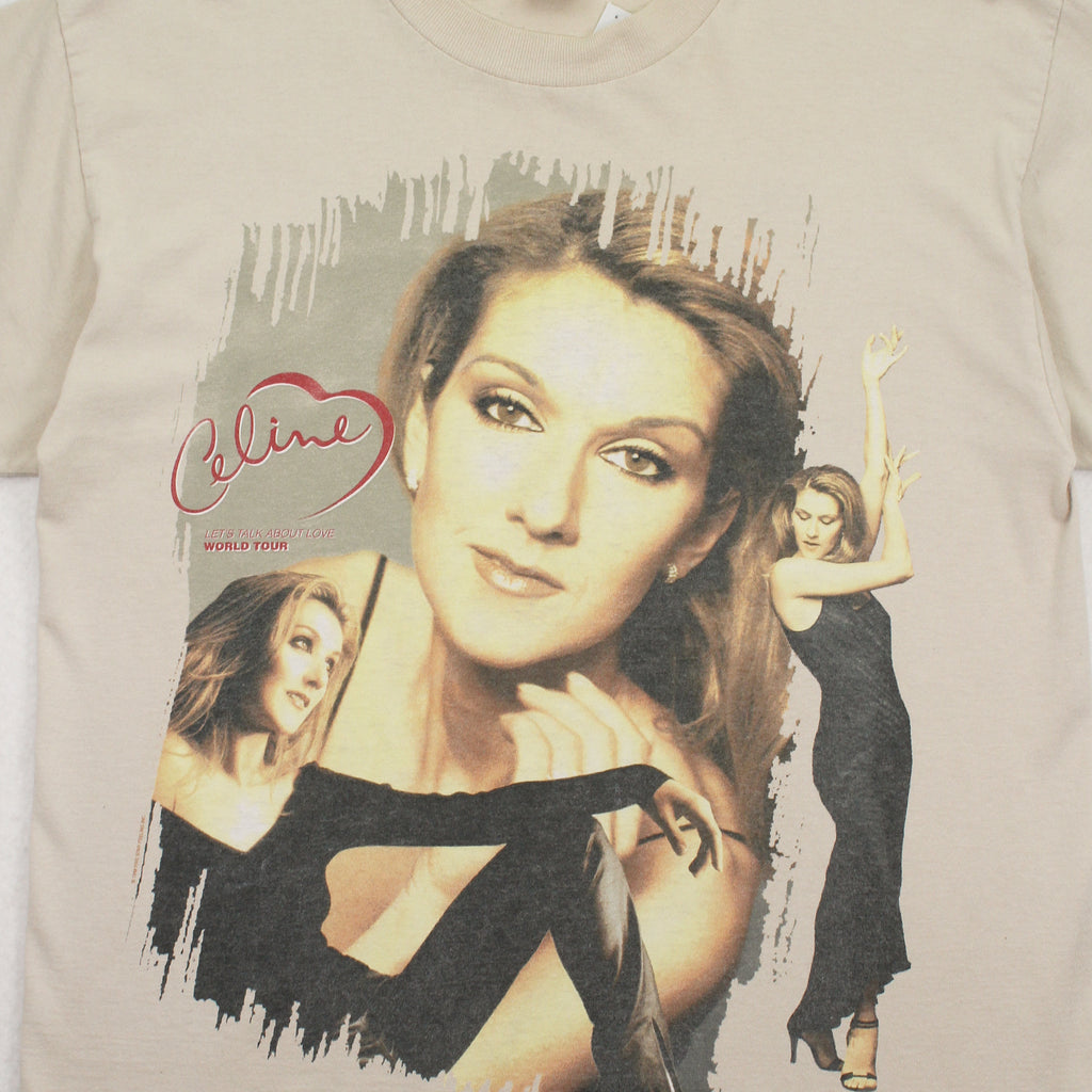 1998 Celine Dion Let's Talk About Love Tour Tee L