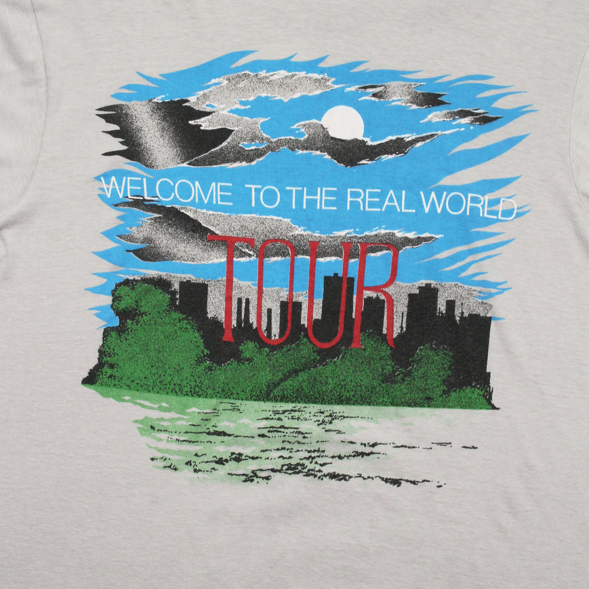 80s Mr. Mister Welcome To The Real World Tour Tee L