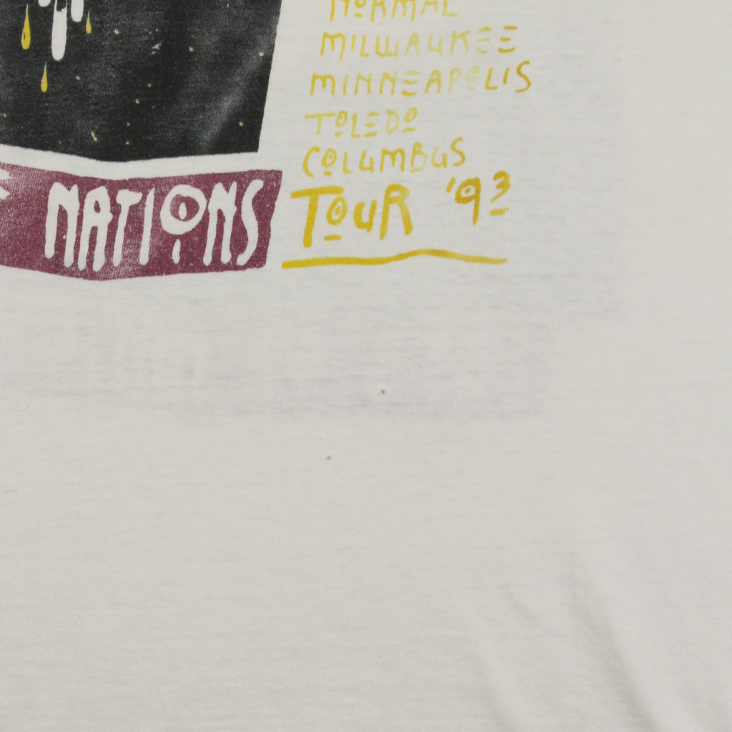 1993 Robert Plant Fate Of Nations Tour Tee L