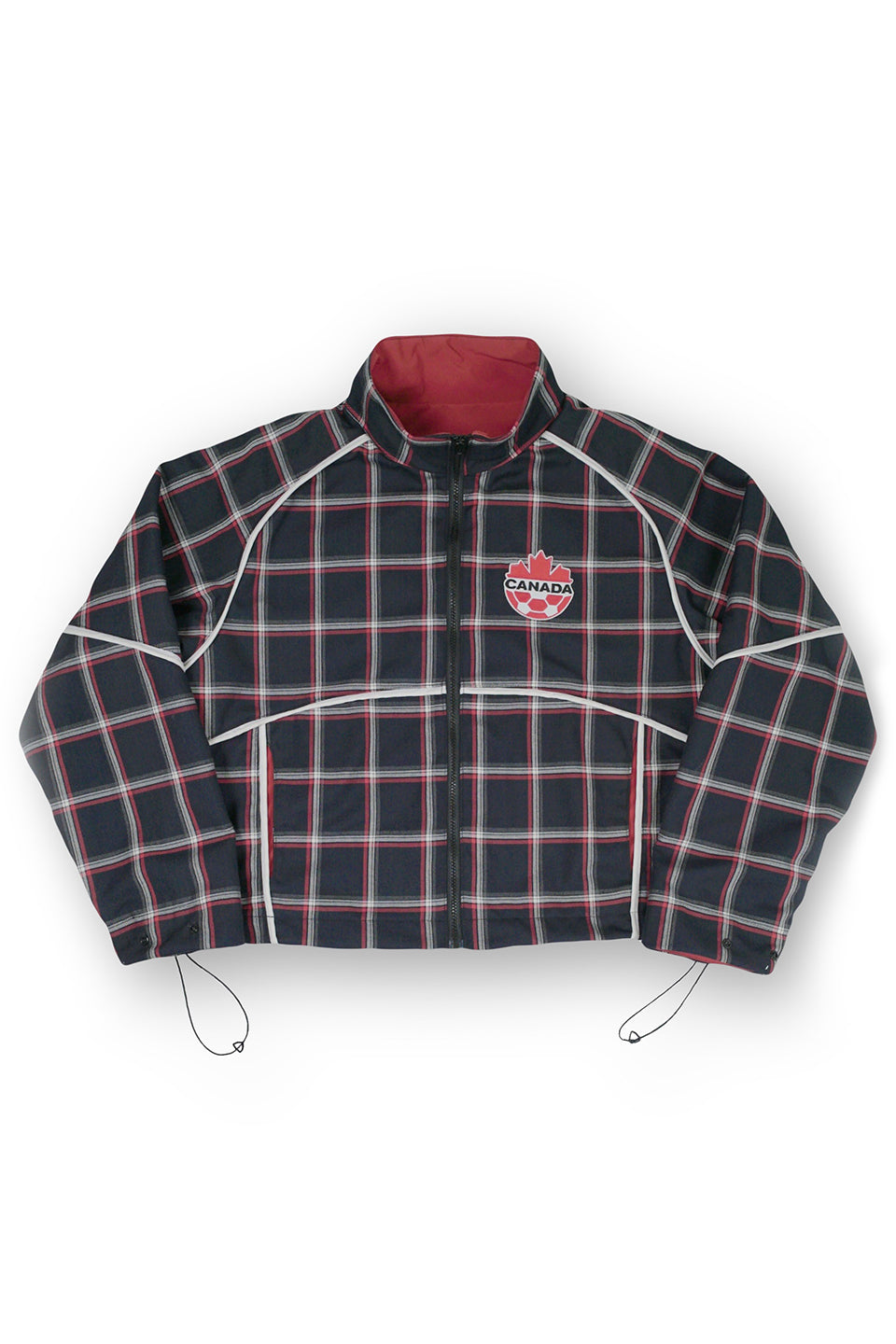 1/1 Custom Canada Soccer Plaid Jacket L