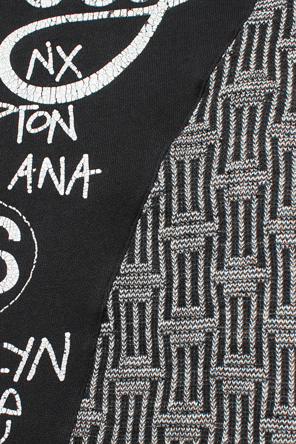 Rework Stussy Cities Knit Mashup Hoodie L