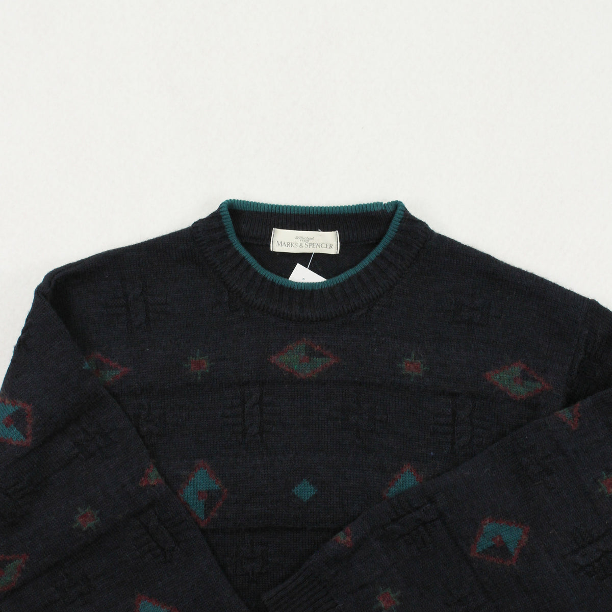 Vintage Marks & Spencer Pattern Knit Sweater M