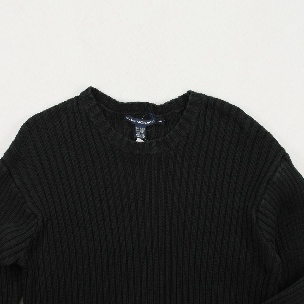 Vintage Club Monaco Ribbed Sweater L