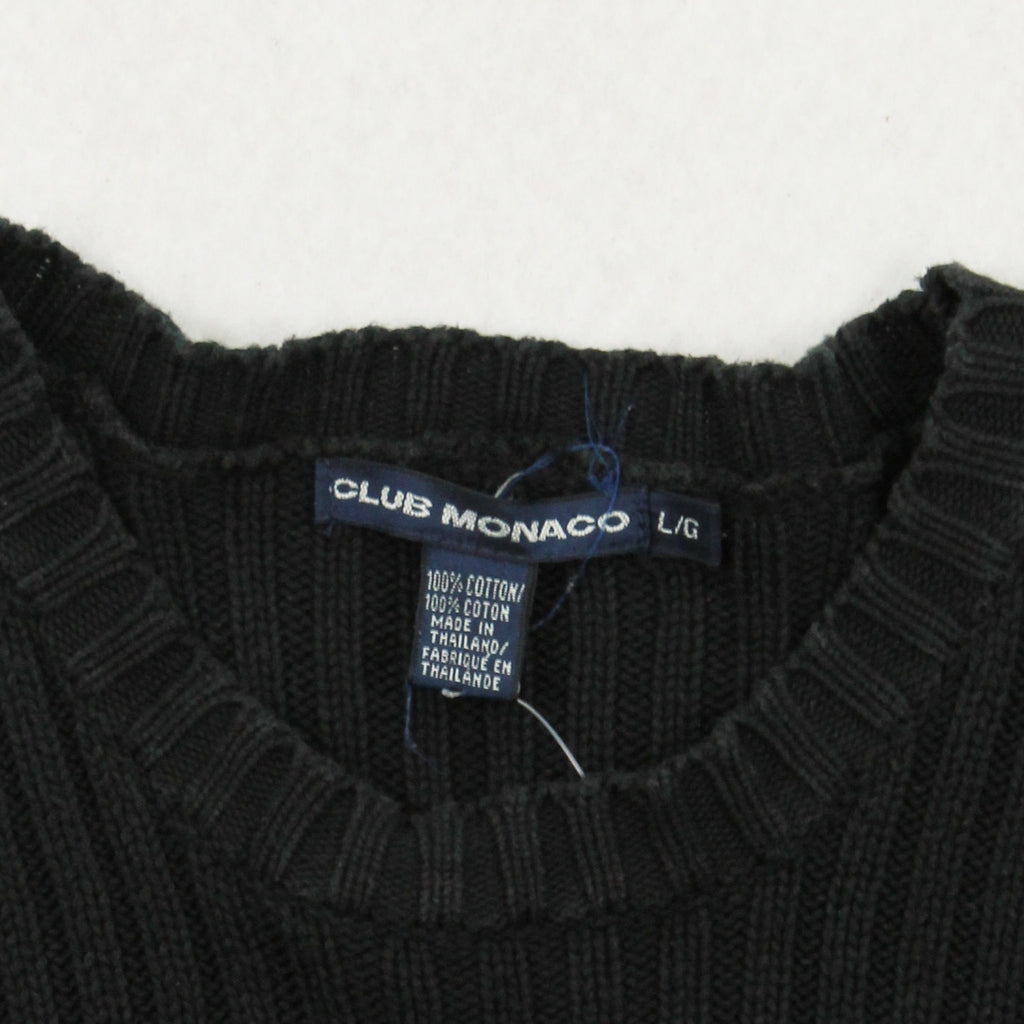 Vintage Club Monaco Ribbed Sweater L