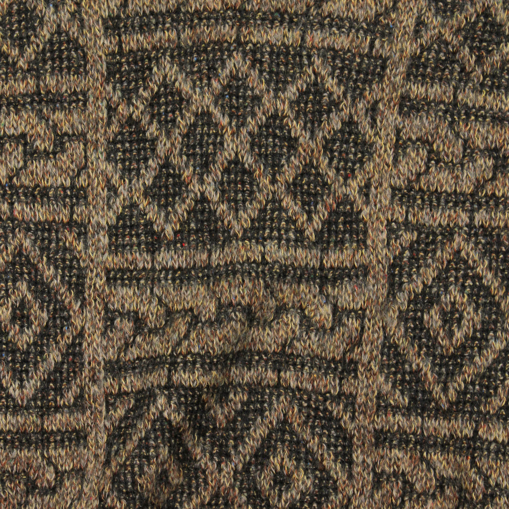 Vintage Marz Shawl Neck Pattern Knit Sweater L