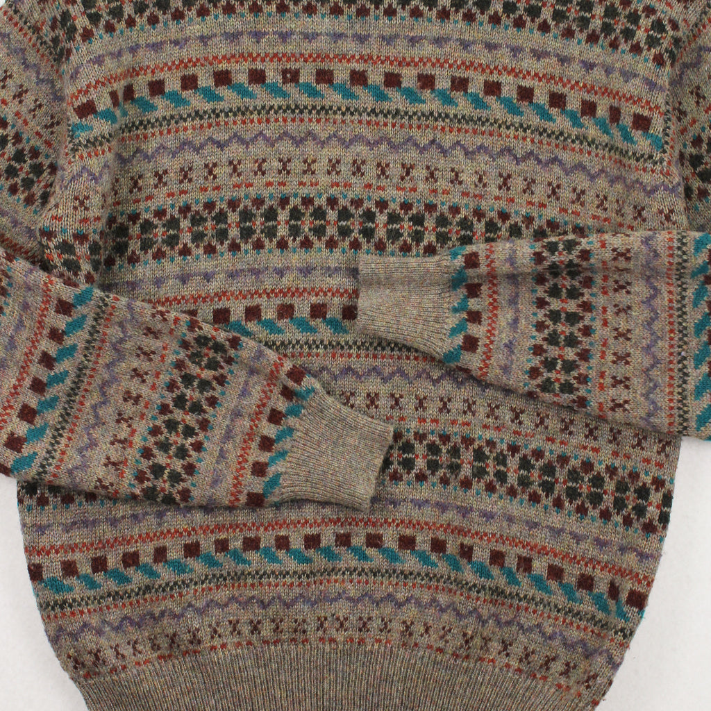 Vintage Chauvin Pattern Knit Sweater L