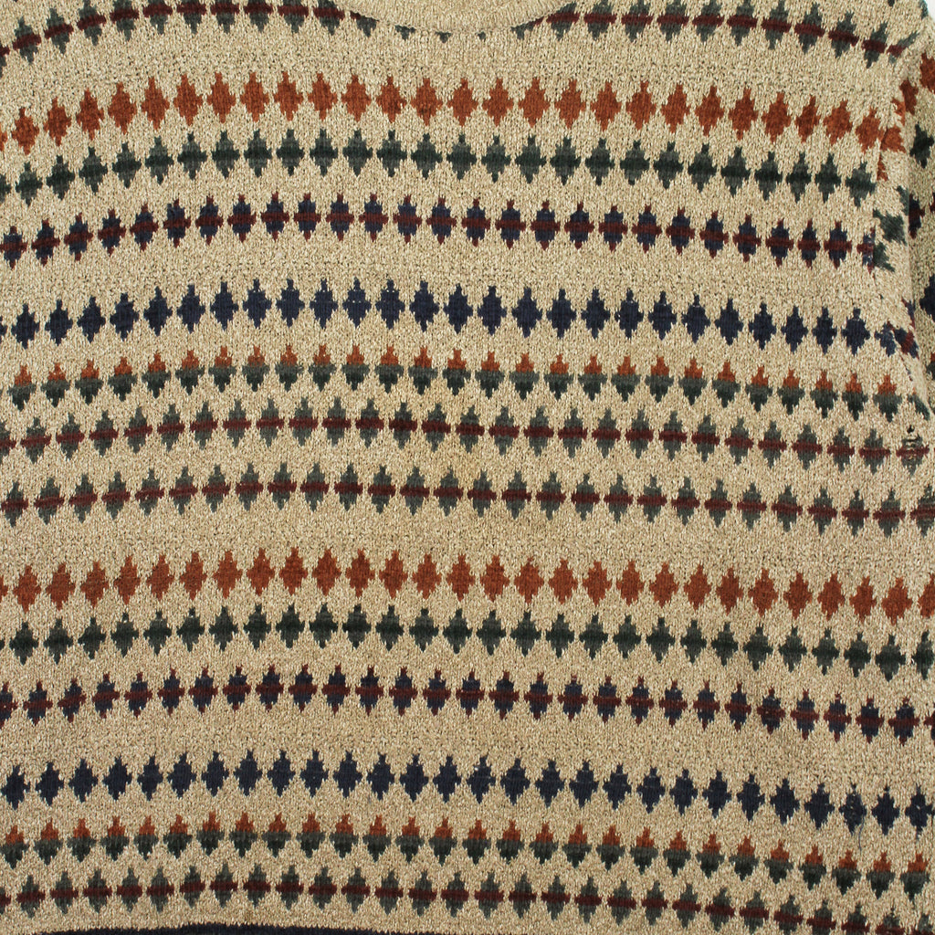 Cavori Diamond Pattern Knit Sweater L