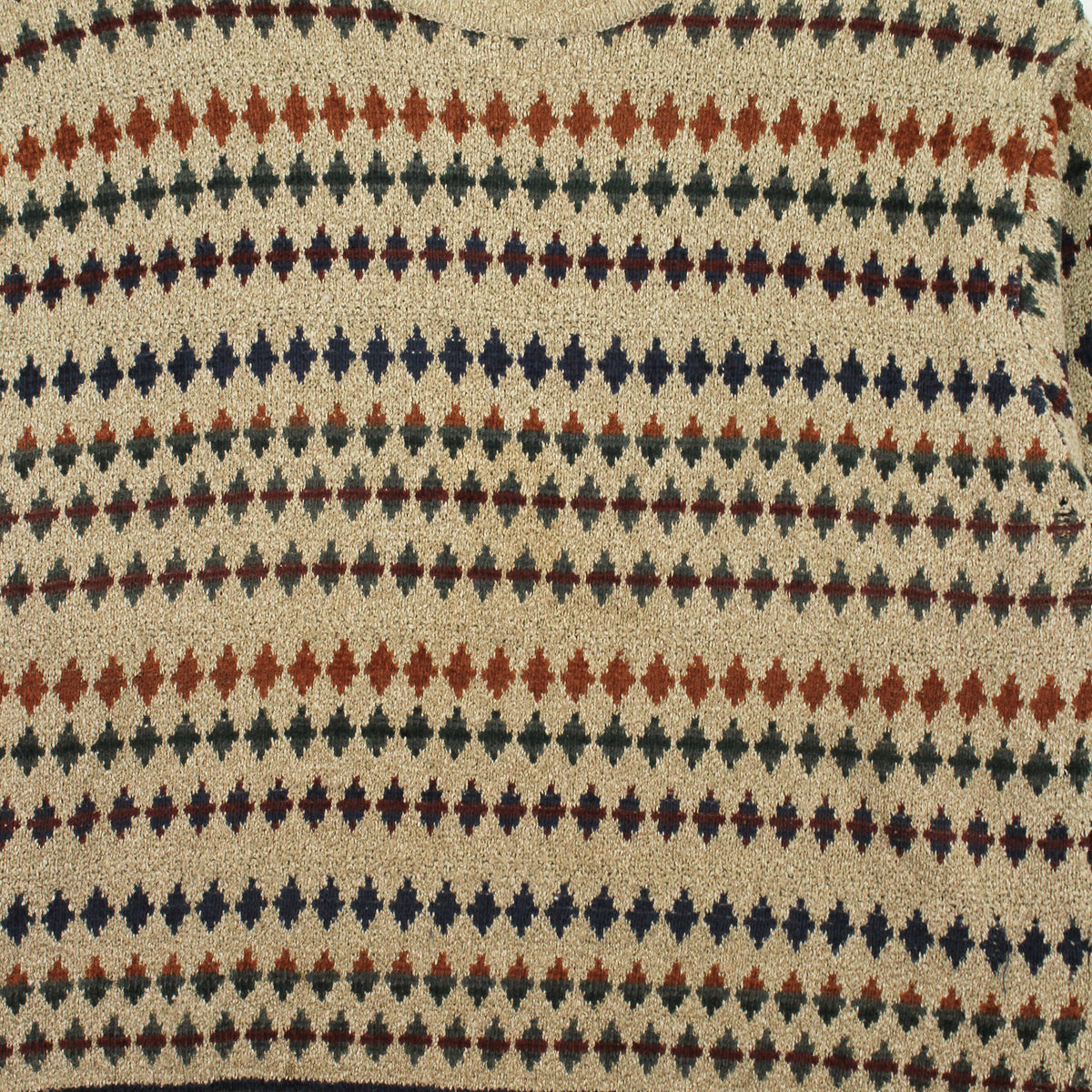 Cavori Diamond Pattern Knit Sweater L