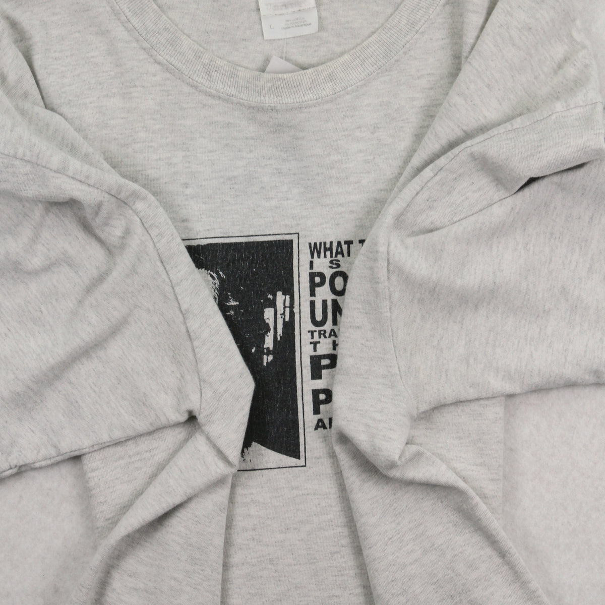 Vintage Noah Chomsky Power & Privilege Tee L