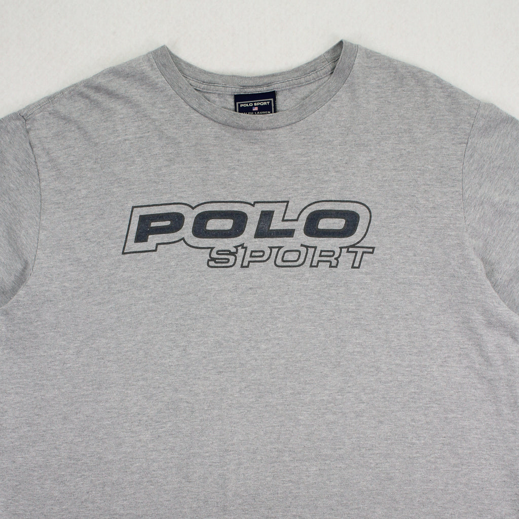 Vintage Polo Sport 3M Logo Tee L