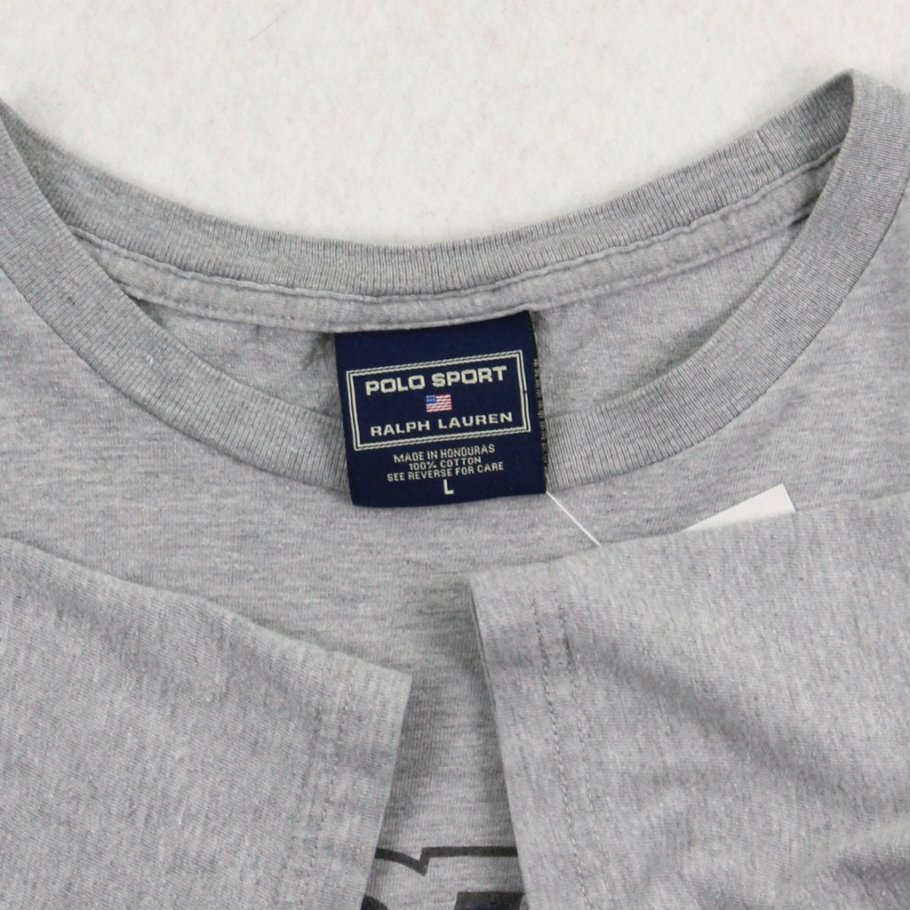 Vintage Polo Sport 3M Logo Tee L