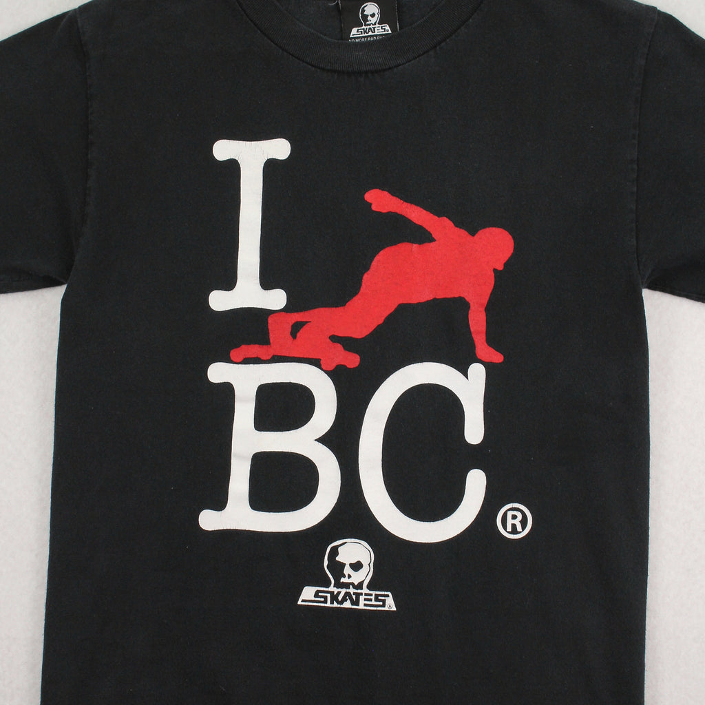Vintage Skates I Skate BC Graphic Tee S