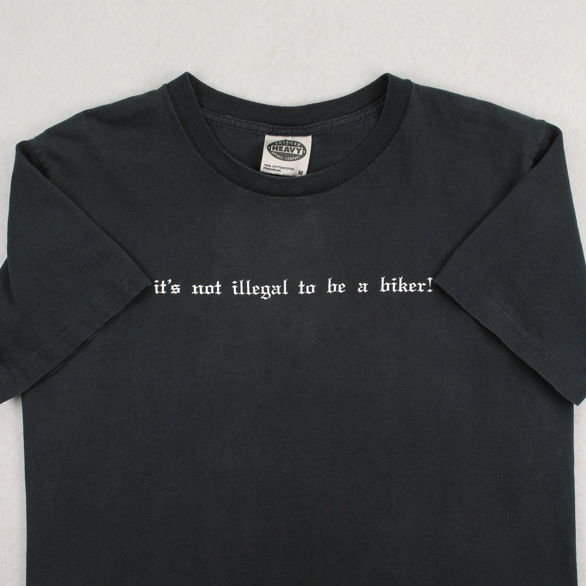 90s Iron Horse It's Not Illegal To Be A Biker Tee M