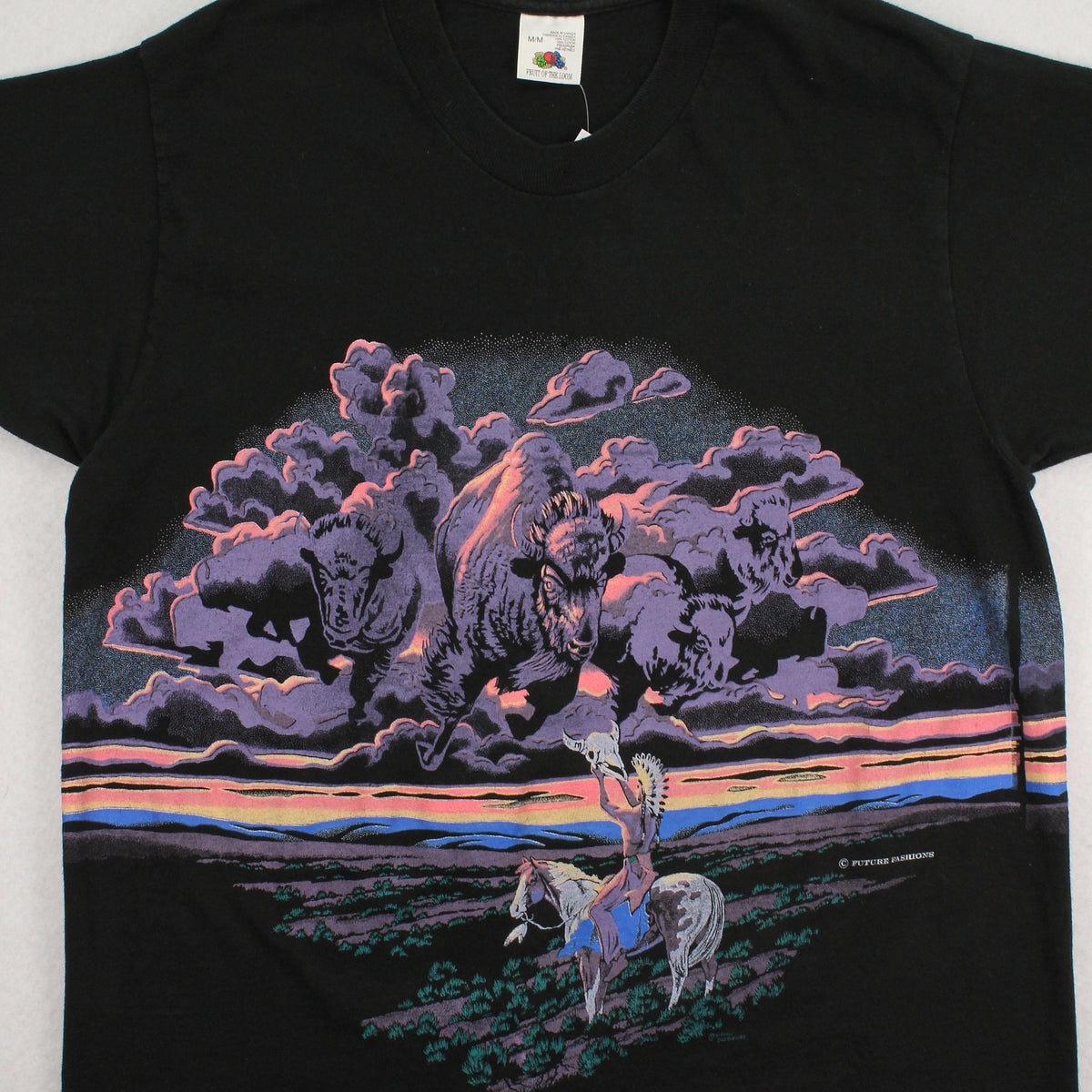 90s Buffalo Skyline Nature Tee M