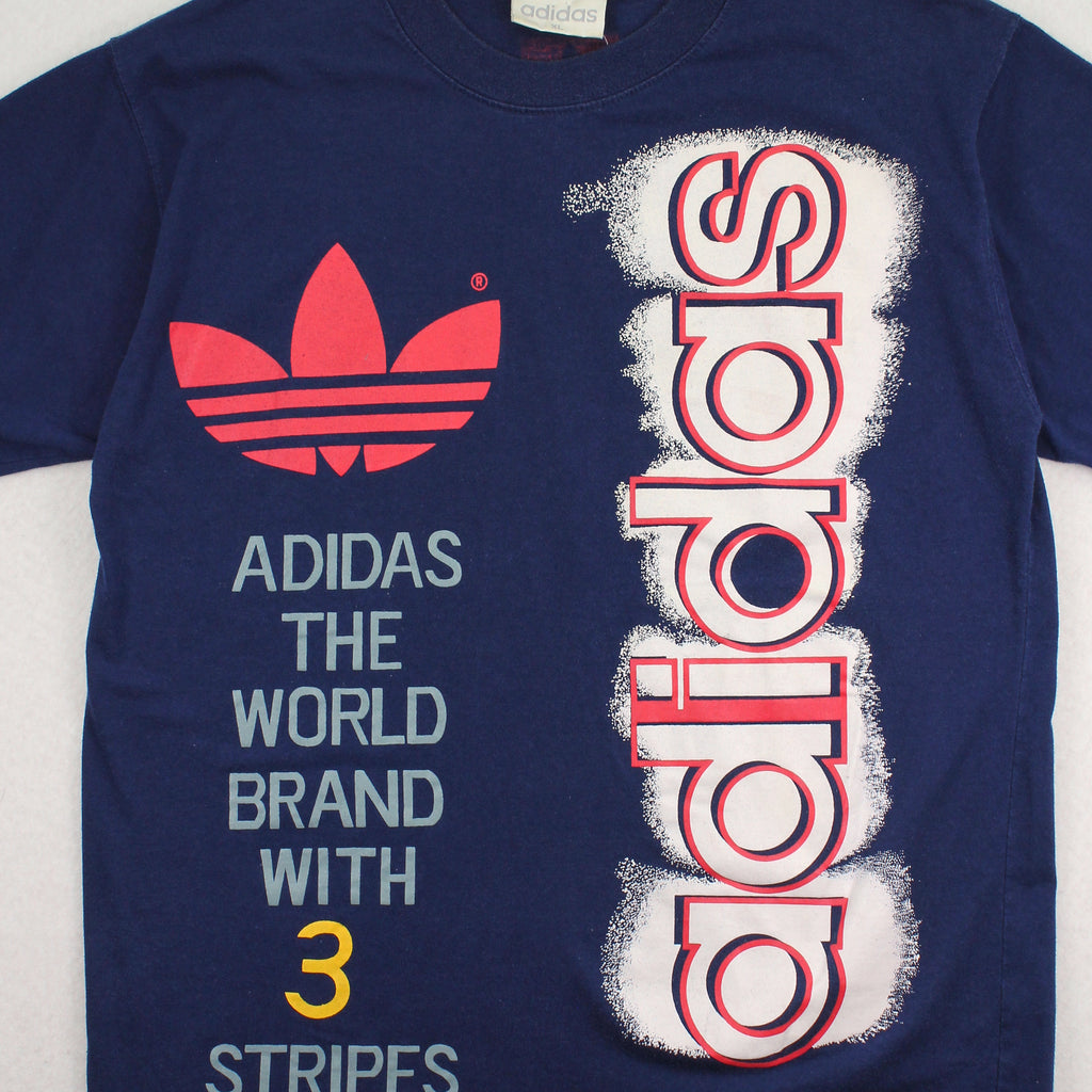Vintage Adidas 3 Stripes Graphic Tee XL