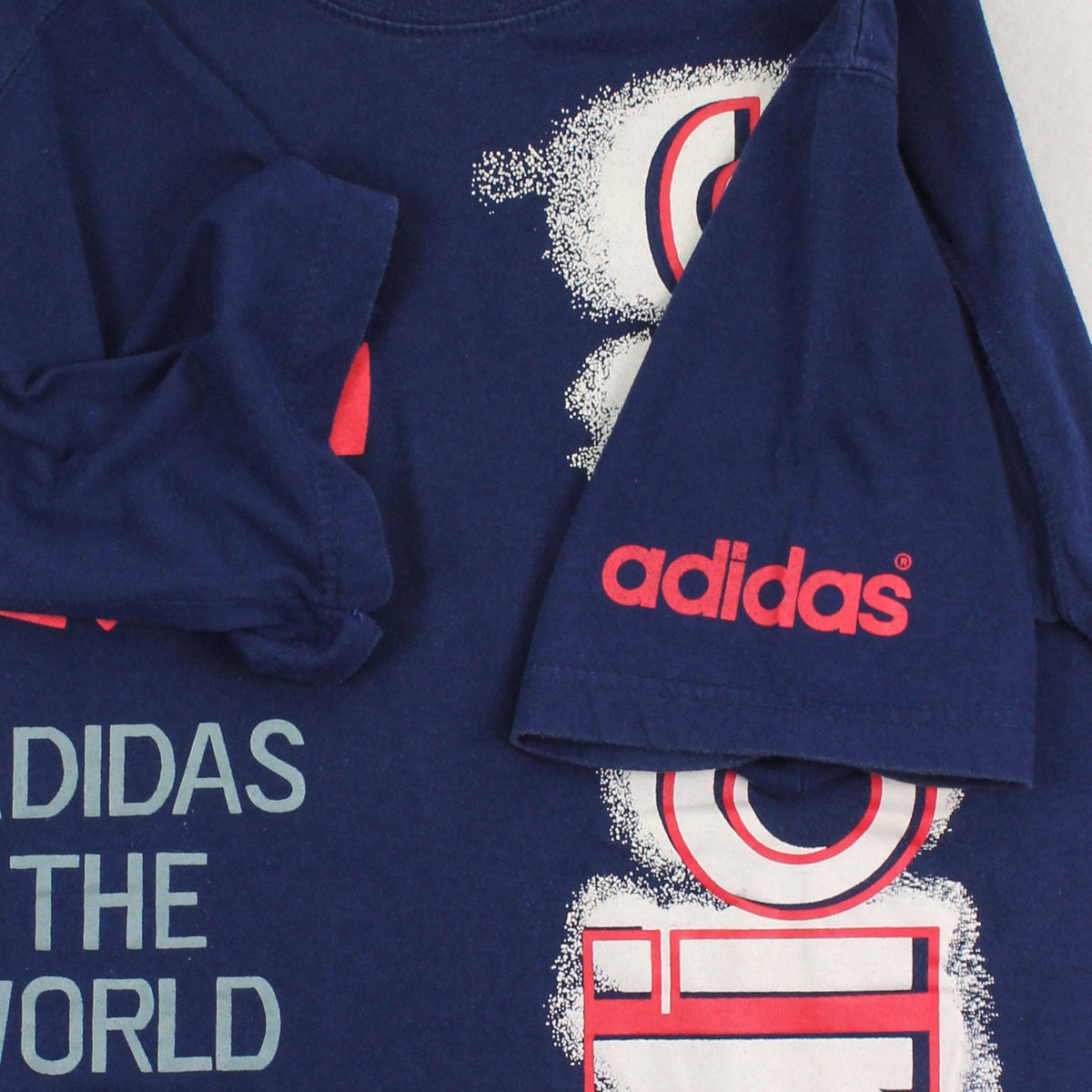 Vintage Adidas 3 Stripes Graphic Tee XL