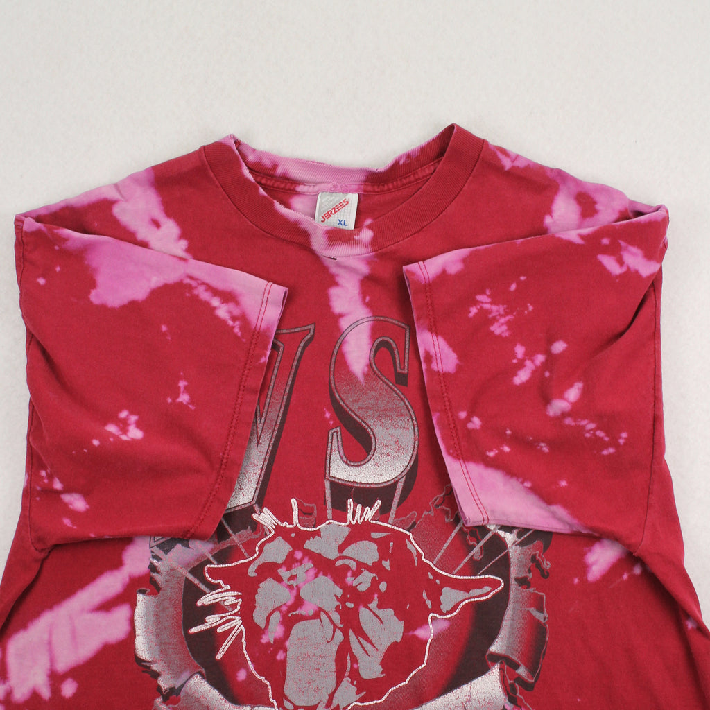 90s Washington State University Cougars Bleach Dye Tee XL