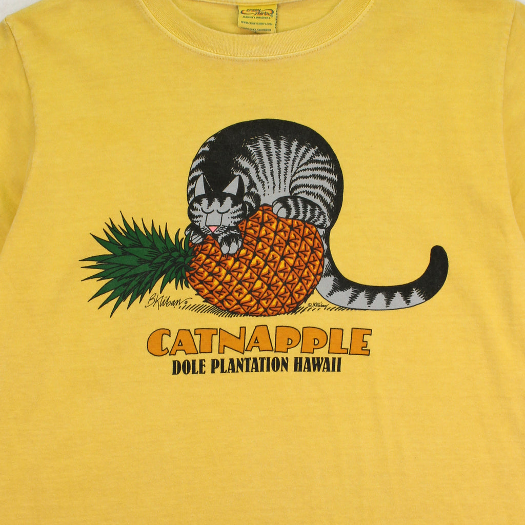 Crazy Shirt Catnapple Hawaii Tee S