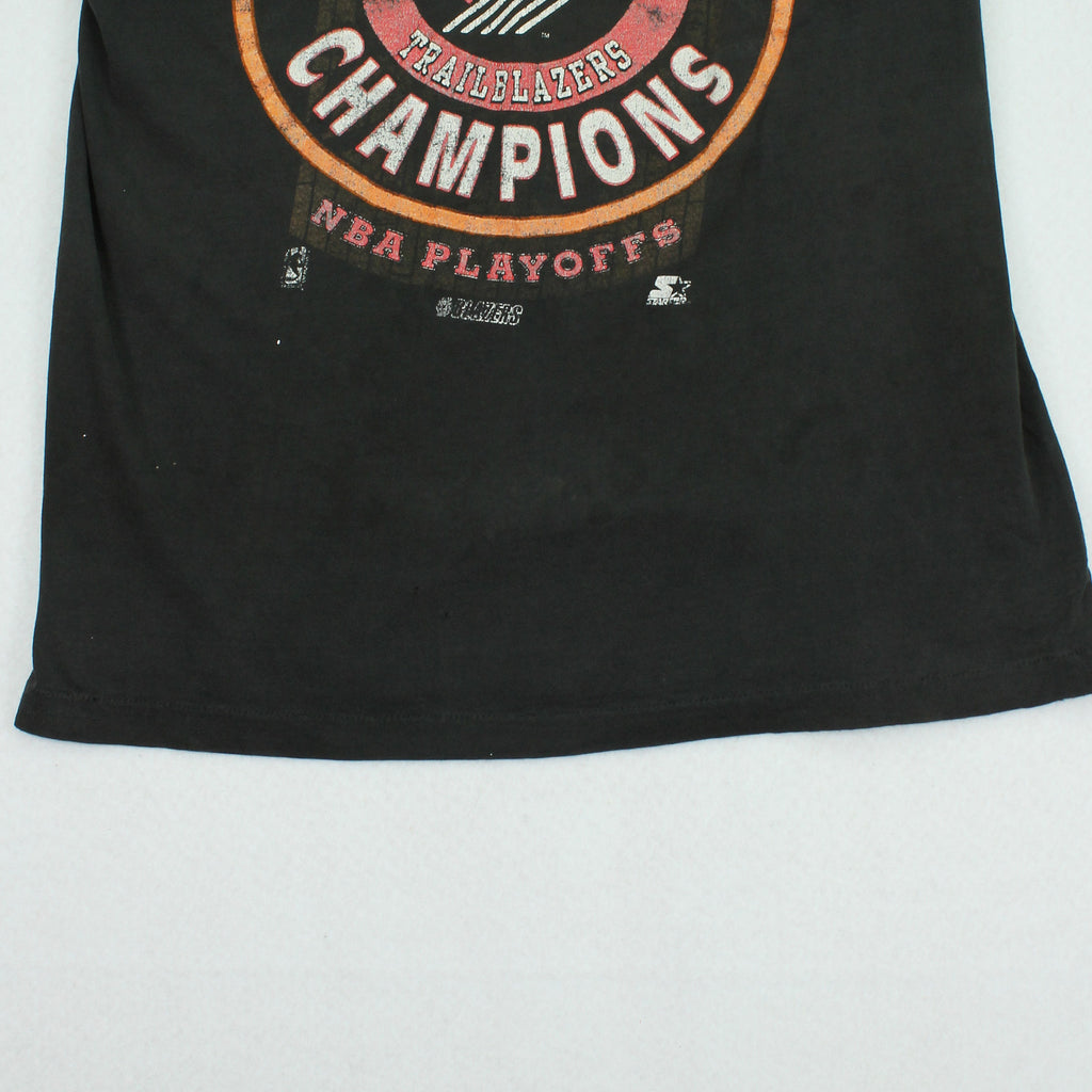 1992 Starter Portland Trailblazers Distressed Tee L