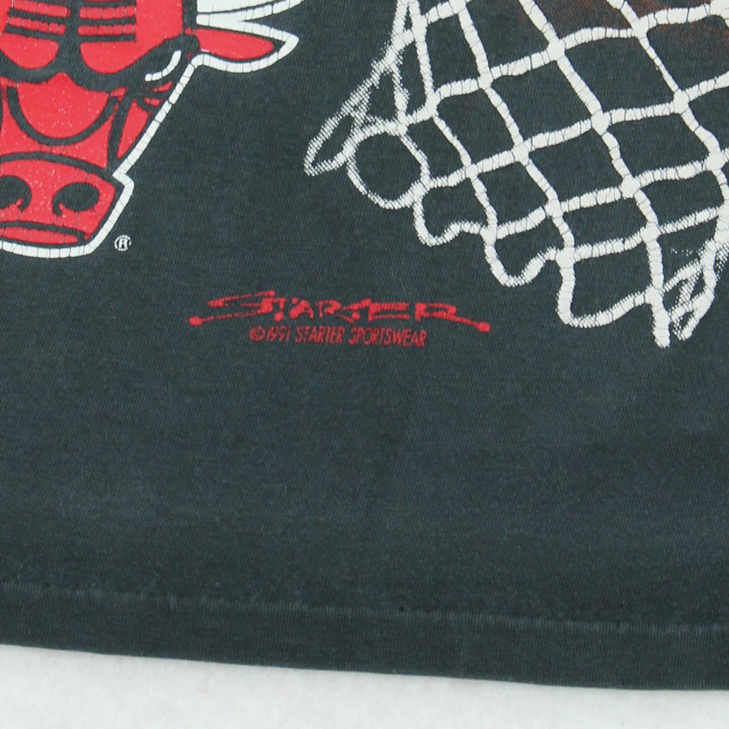 1991 Starter Chicago Bulls NBA Graphic Tee S